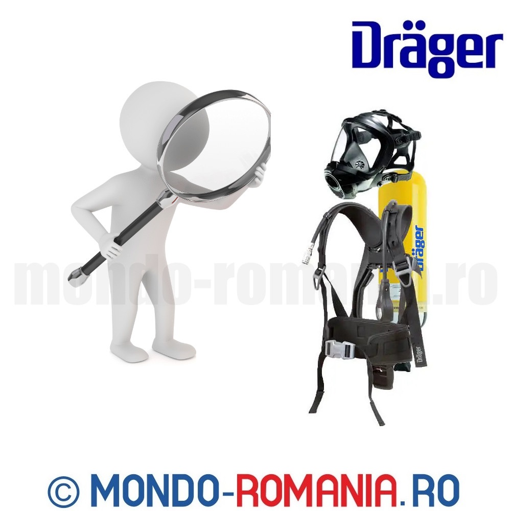 echipament protectie - aparat de respirat autonom, cu aer comprimat, DRAGER PSS 5000 - PP
